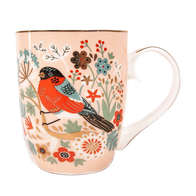 Single Birdy Mug - Bullfinch