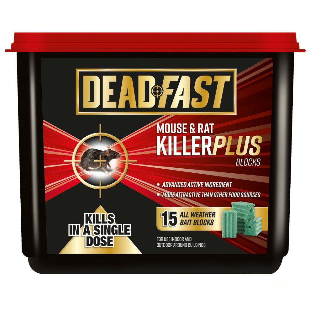 Deadfast Mouse and Rat Killer Plus x 15 Blocks