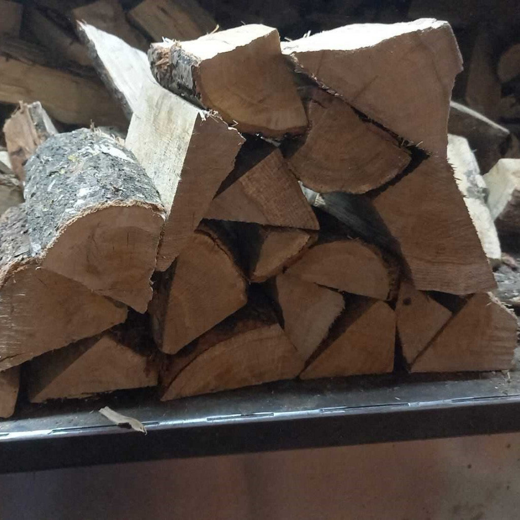 Oak Firewood 1.85m³ - 840kg Kiln Dried (4 Row) Pallet