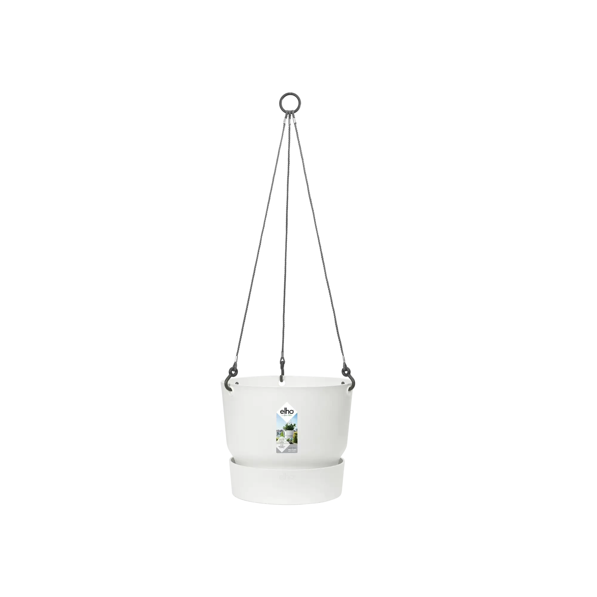 Greenville Hanging Basket 24Cm (White)