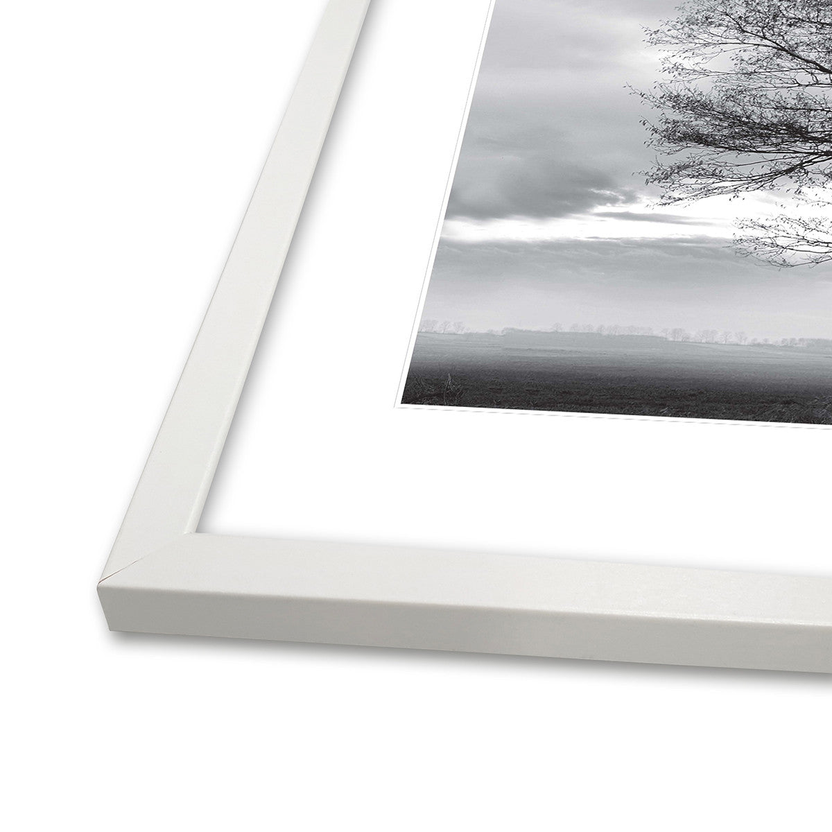 Nordic Line Slim White, 50cmx70cm wall frame