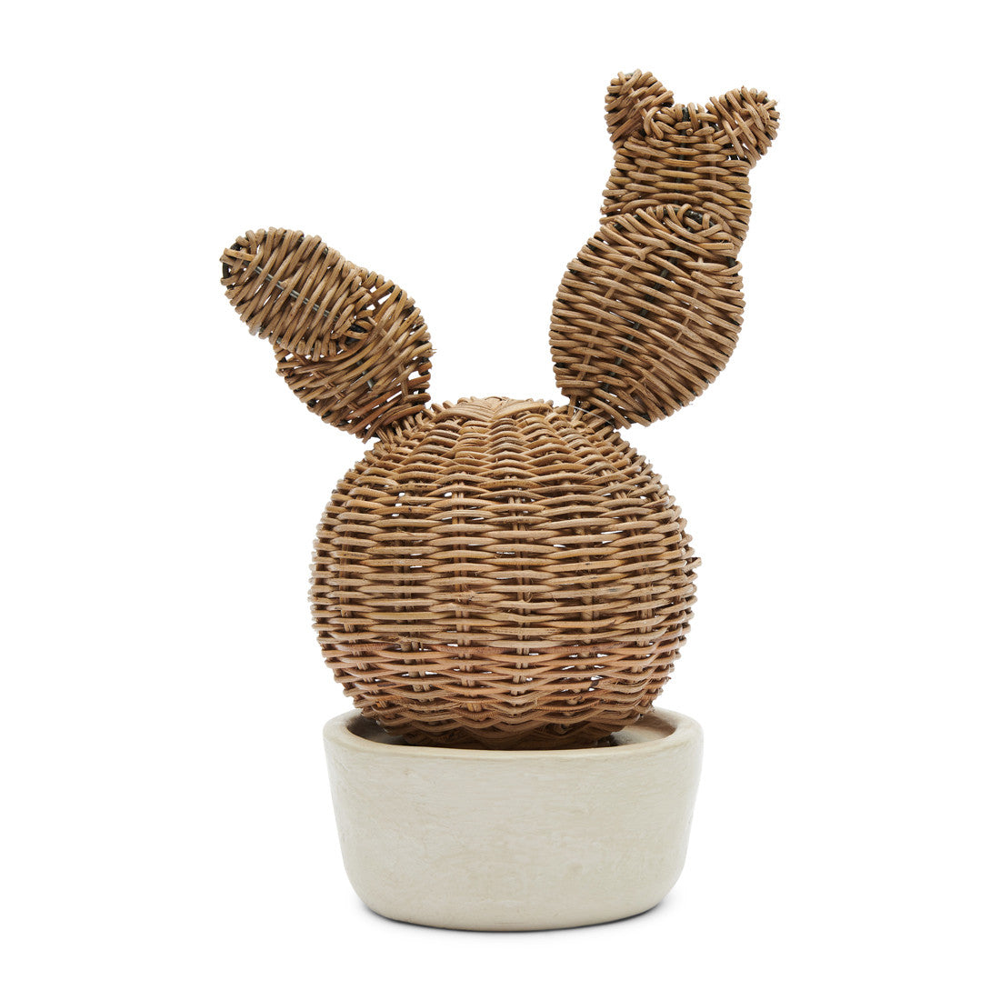 Rustic Rattan Prickly Pear Cactus