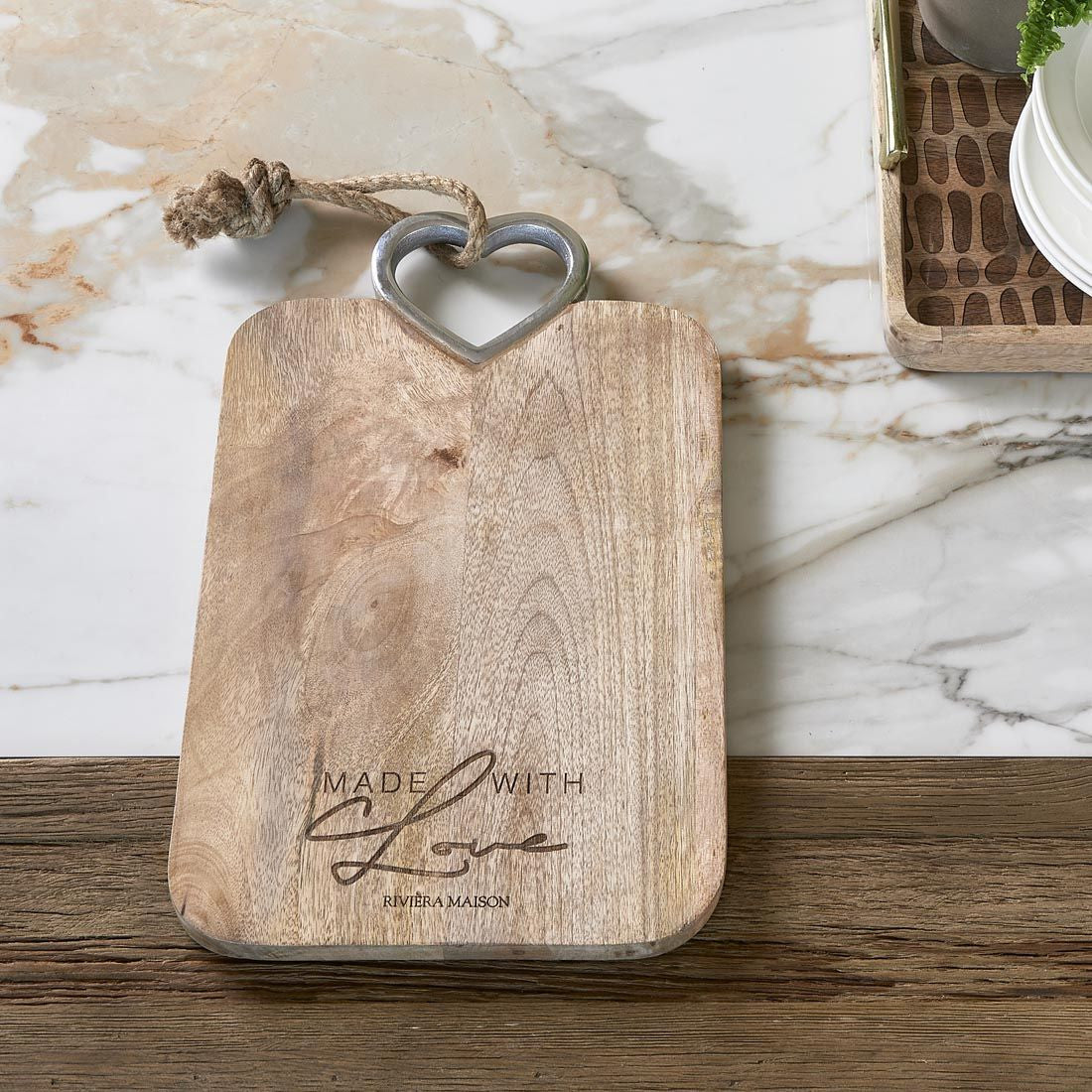 Pretty Heart Chopping Board
