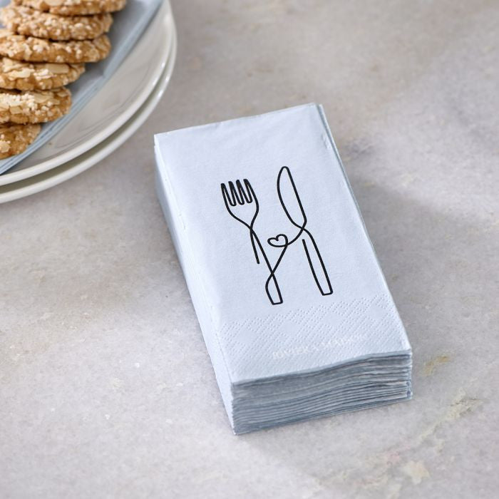 Paper Napkin Stylish Cutlery
