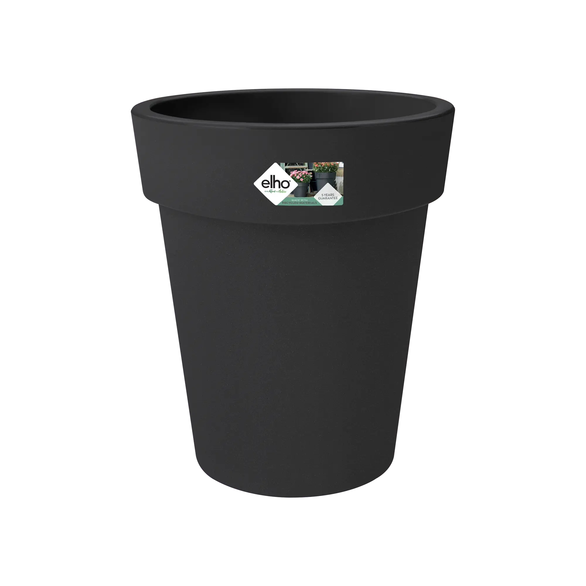 Green Basics Top Planter High 35Cm (Black)