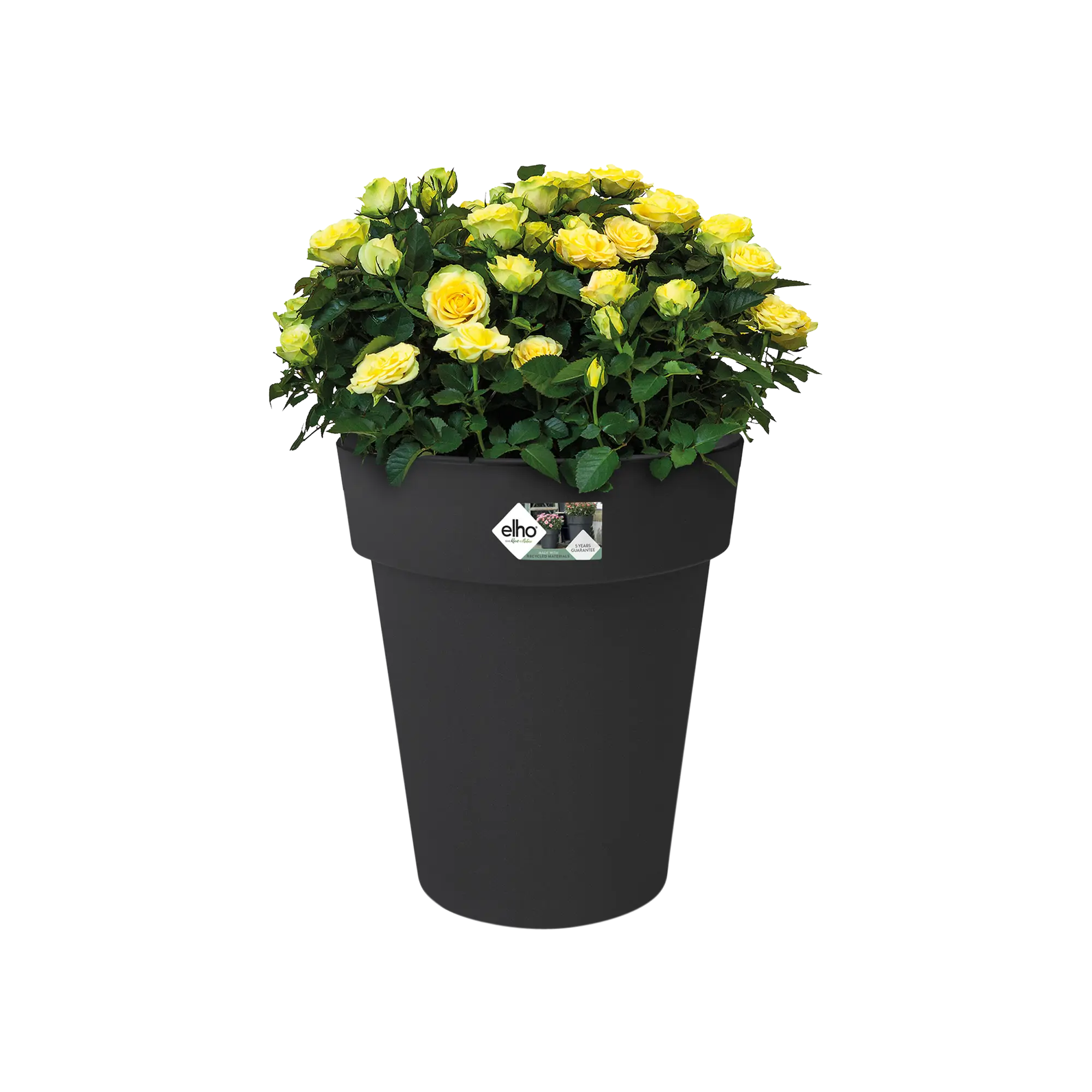 Green Basics Top Planter High 35Cm (Black)