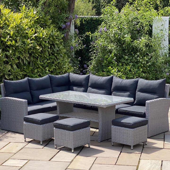 Venice - Corner Casual Dining Set (Grey)
